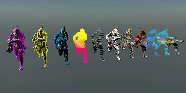 Shader graph na przykładzie postaci