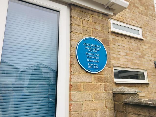 Joan Murray blue plaque