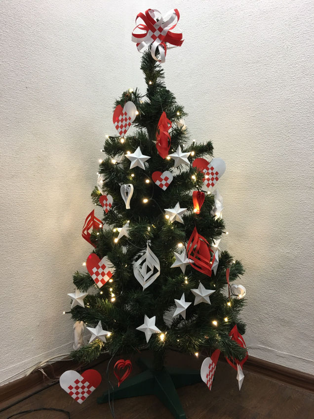 Choinka w biurze w Gliwicach